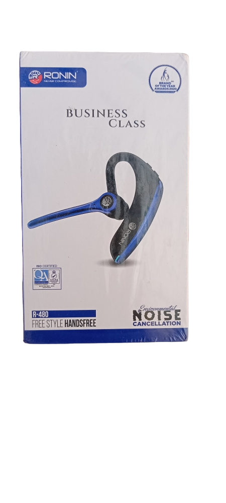 Ronin R-480 Mono Business Bluetooth: Advanced Noise Cancellation, 20H Talk Time Ronin R-480 Mono Business Bluetooth: Advanced Noise Cancellation, 20H Talk Time